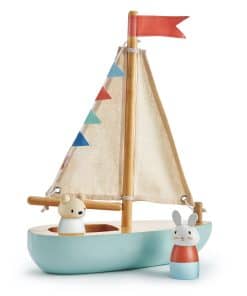 Tender Leaf Toys - Barco Sailaway - Set de Juego Educativo
