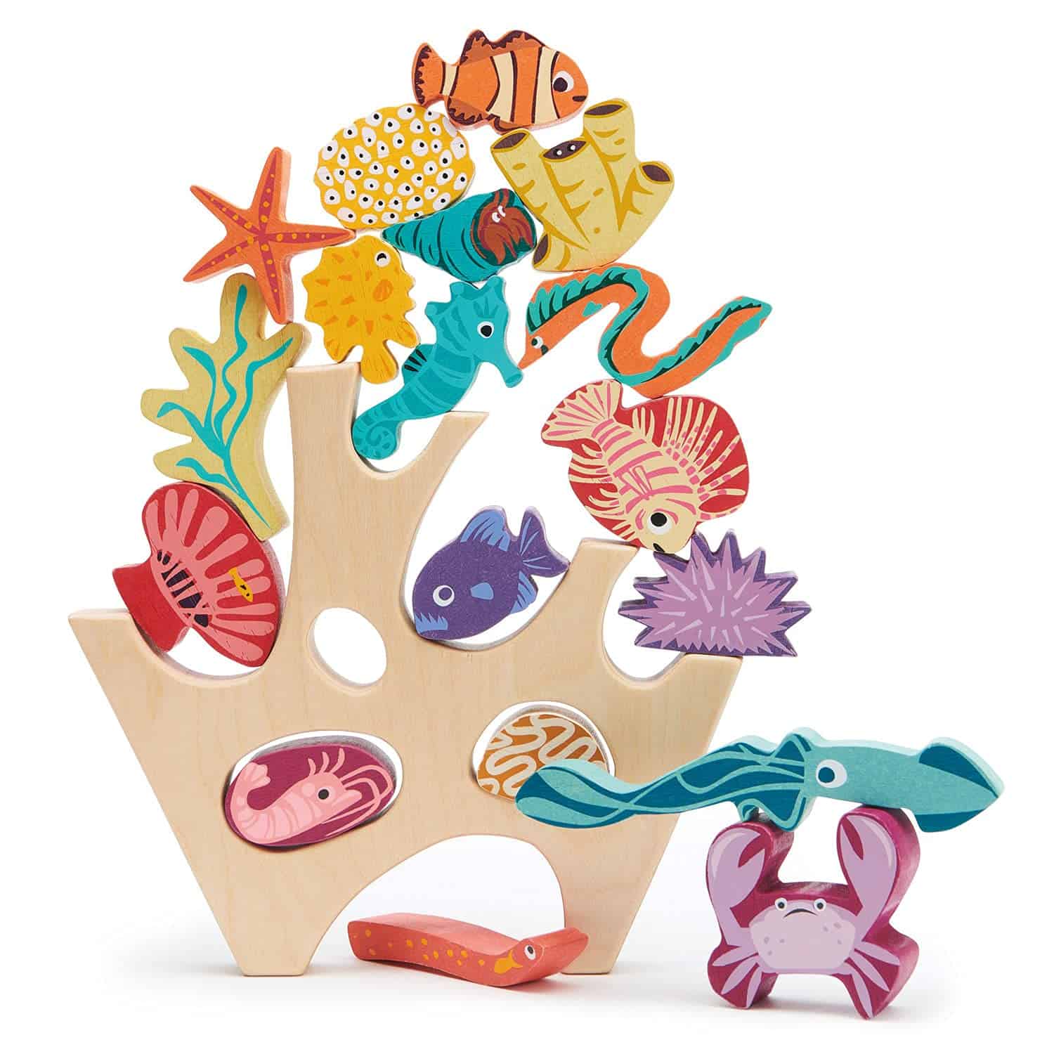 Tender Leaf Toys - Juego de Apilamiento de Arrecife de