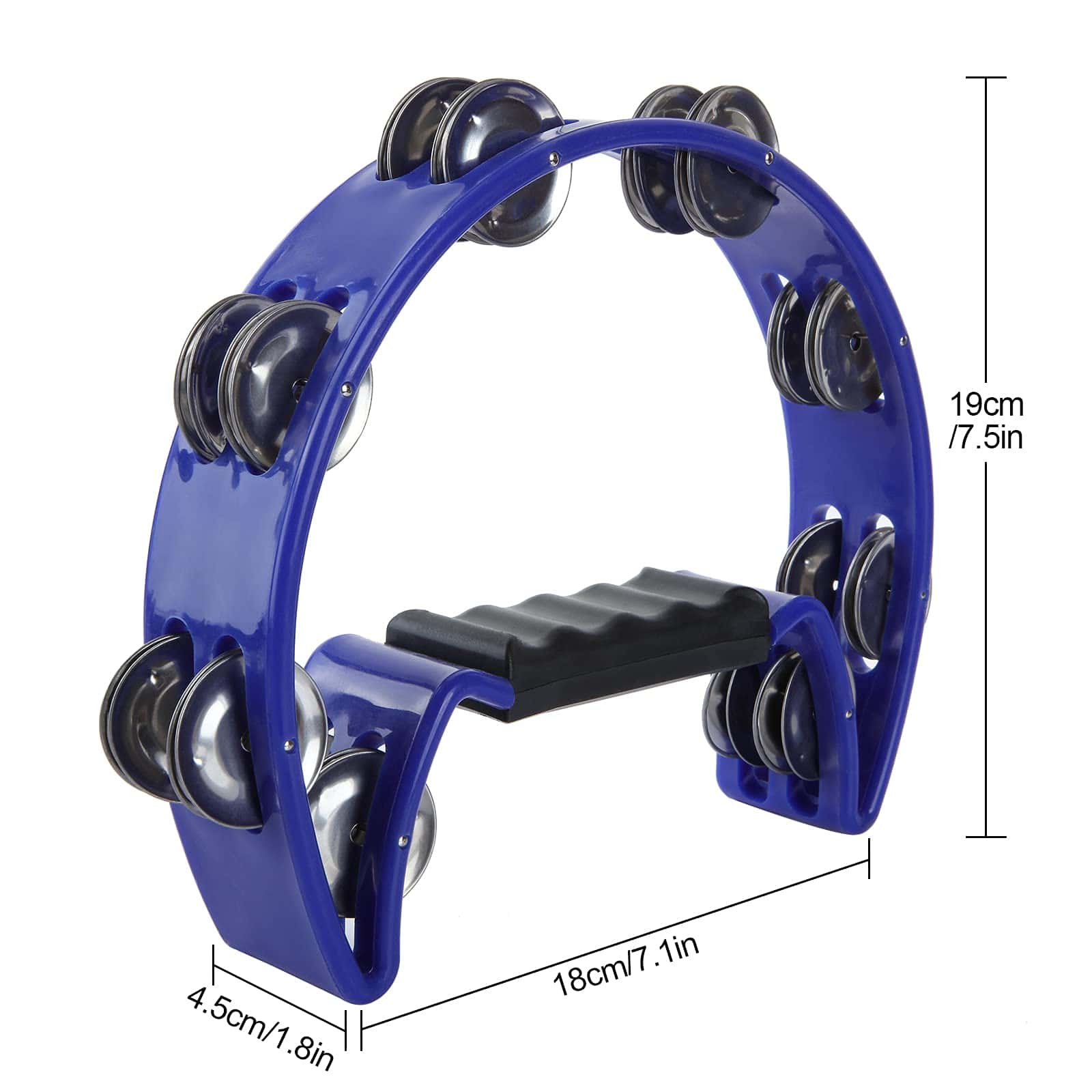 LTGO EOEXN Pack de 4 Panderetas Media Luna para Adultos - Imagen 3