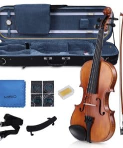 MIRIO Violín 4/4 de tamaño completo, Set Superior, Violín