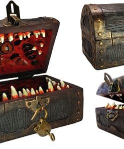 Caja de almacenamiento de dados con forma de cofre