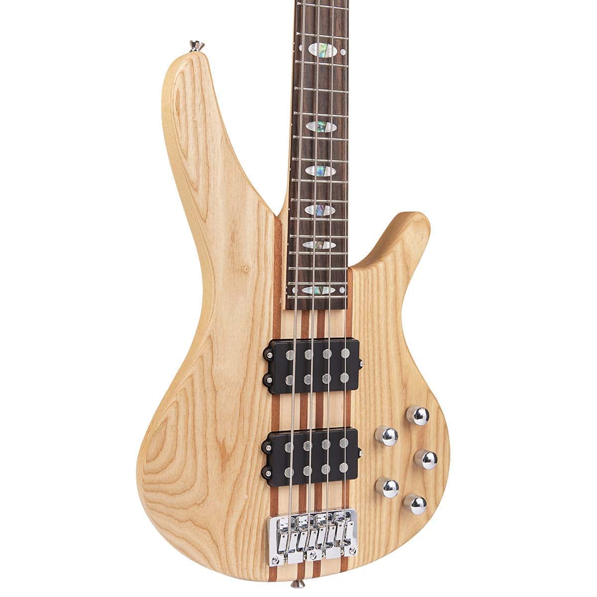 Bajo eléctrico de 4 cuerdas tamaño completo P Bass Kit para - Imagen 4