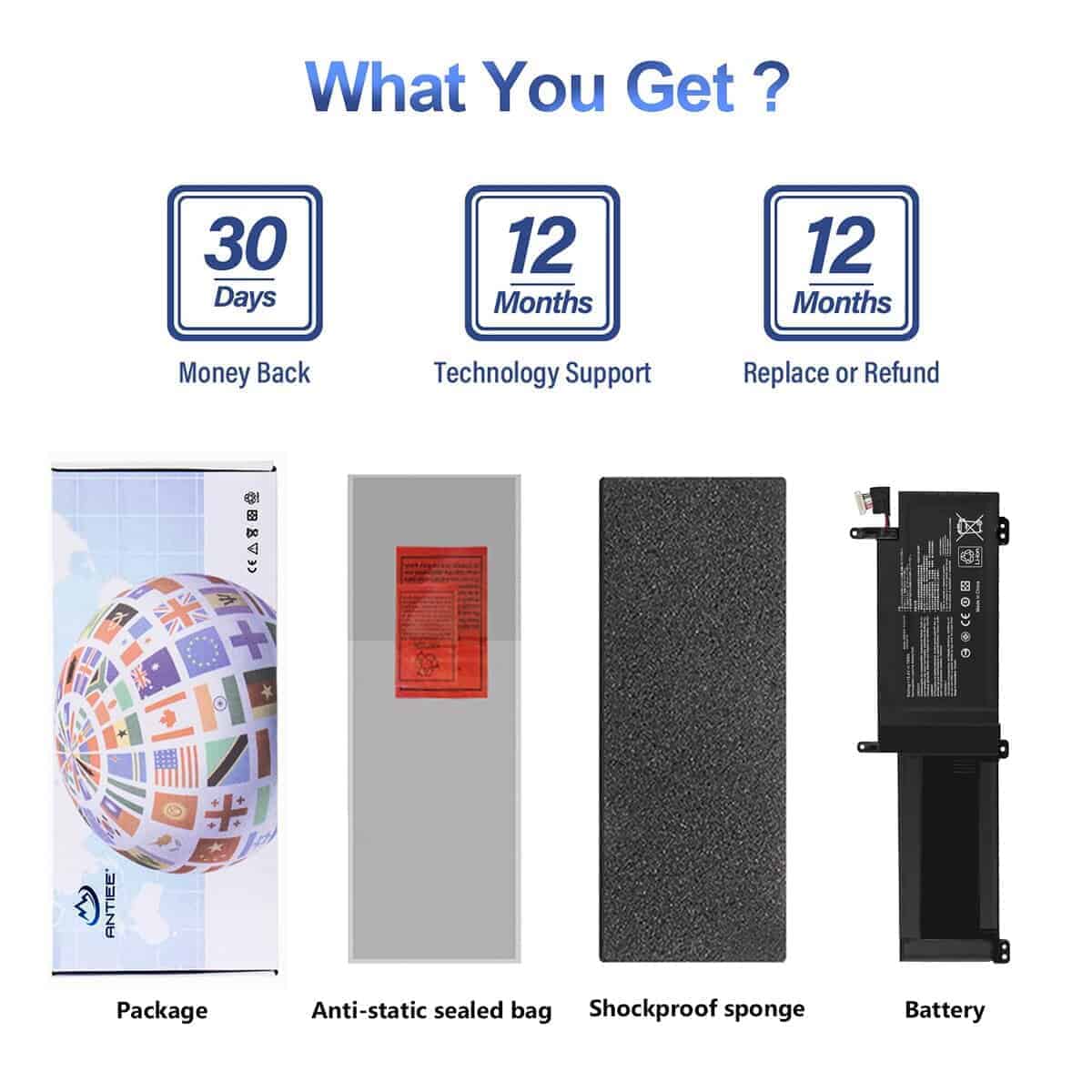 Batería de Repuesto ANTIEE C41N1716 para ASUS ROG Strix - Imagen 7