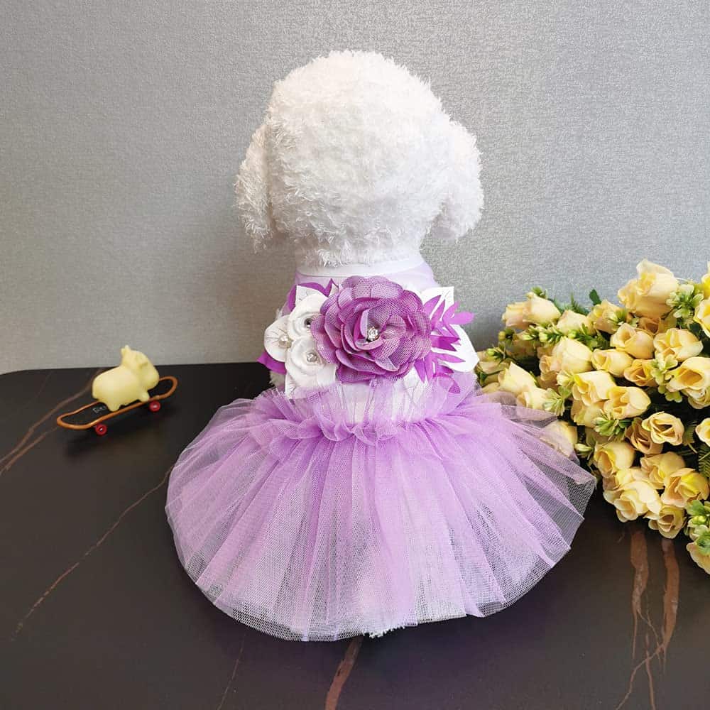 Vestido de Princesa para Perros Wolyepor con Tirantes y - Imagen 5