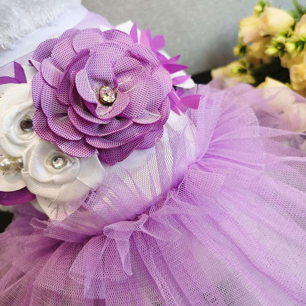 Vestido de Princesa para Perros Wolyepor con Tirantes y - Imagen 4