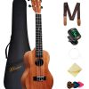 Ukulele Tenor Ulumac, Madera de Caoba Maciza Profesional de