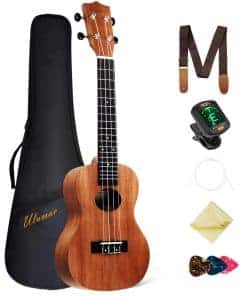 Ukulele Tenor Ulumac, Madera de Caoba Maciza Profesional de
