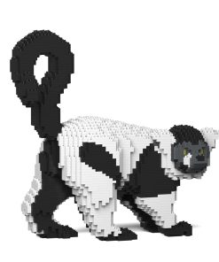 JEKCA Black and White Lemur 01S | Bloques de Construcción