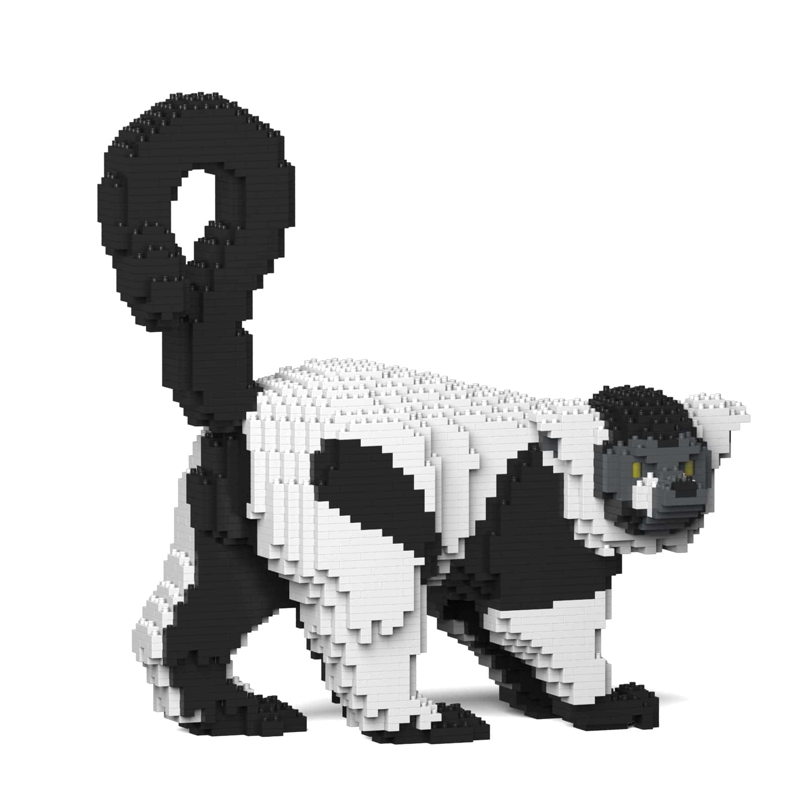 JEKCA Black and White Lemur 01S | Bloques de Construcción