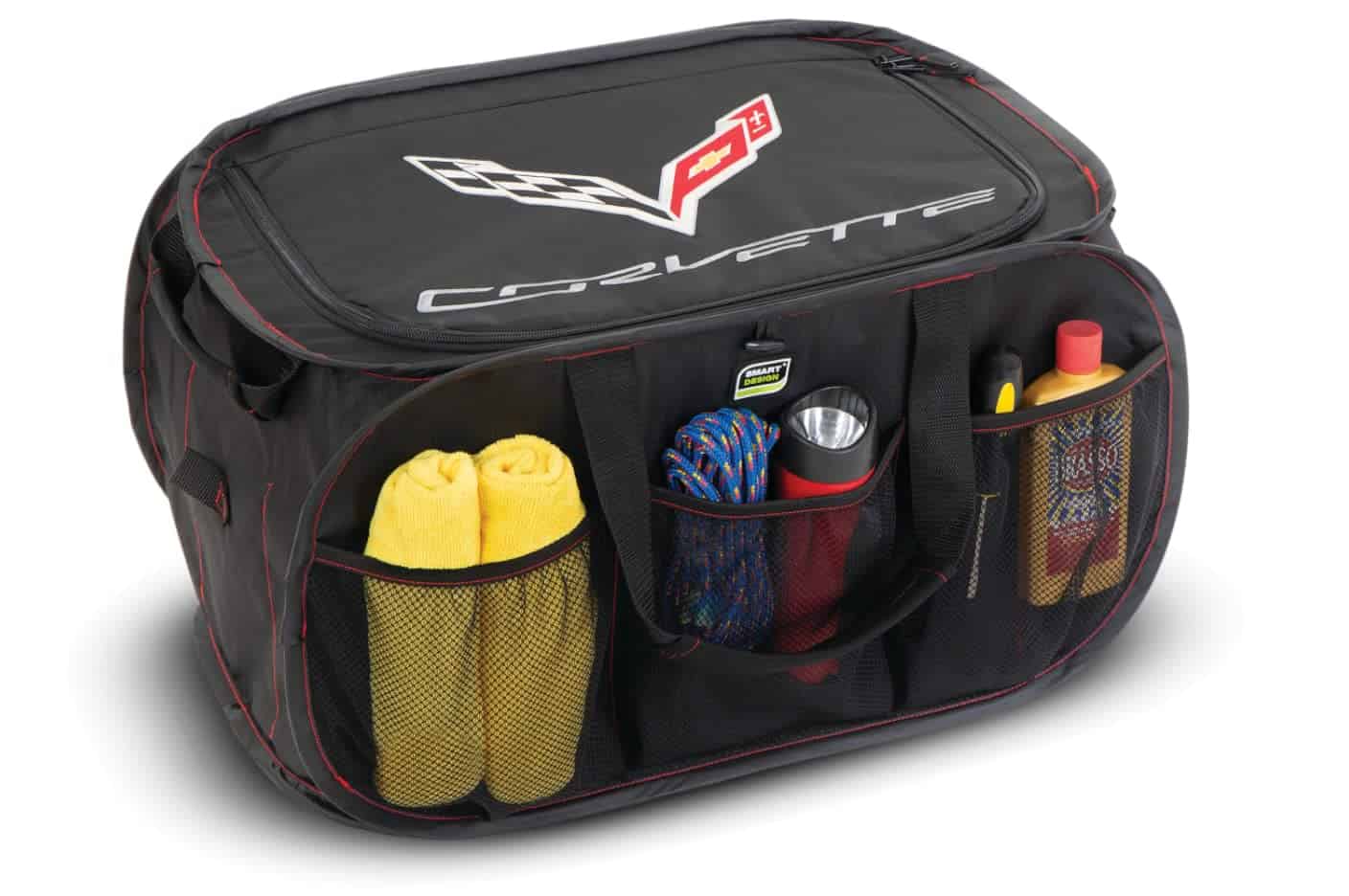 Organizador de maletero emergente para Corvette C7 - Negro - Imagen 3