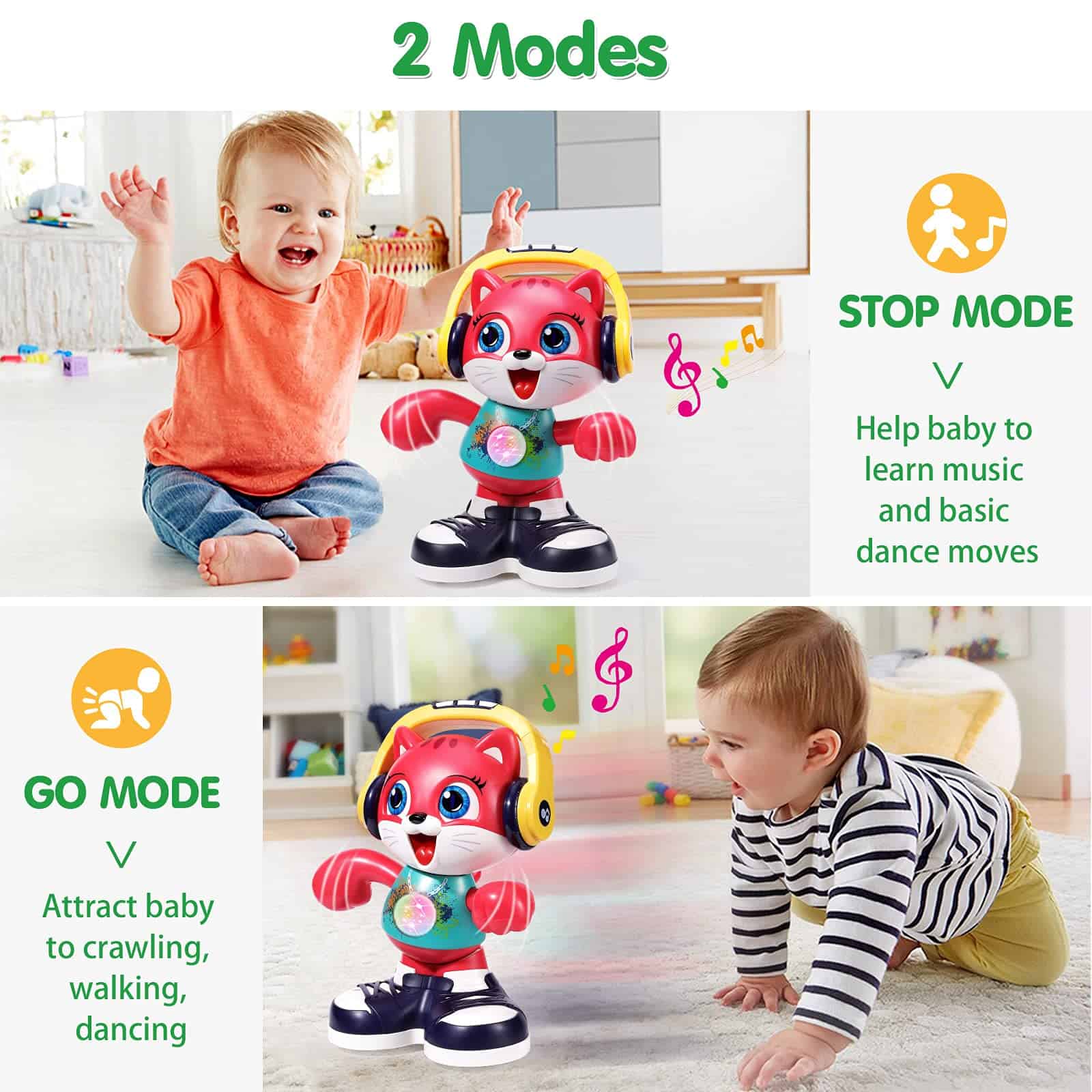 Juguetes para bebés de 12 a 18 meses - Juguetes de gato - Imagen 4