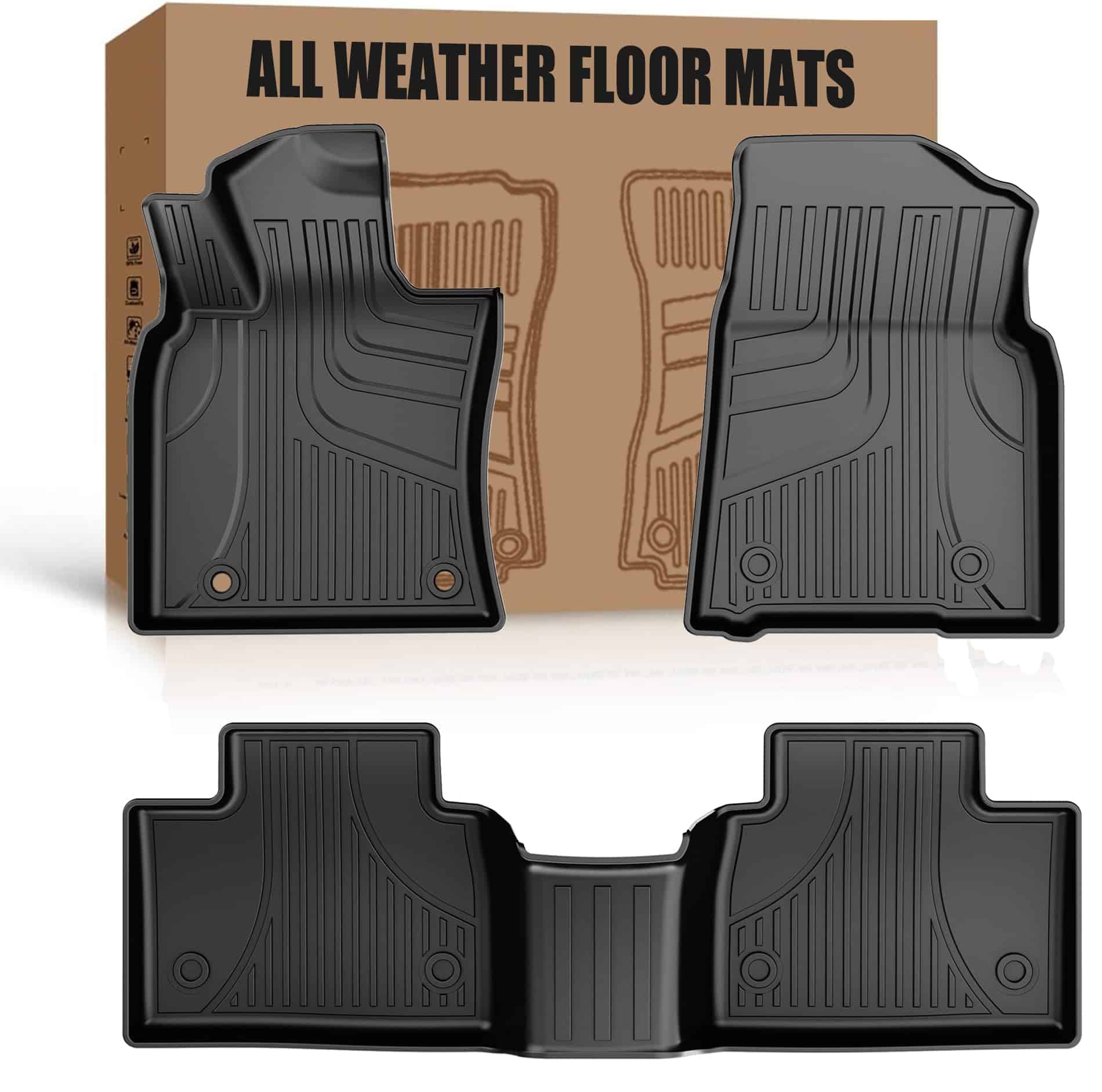 Tapetes originales 2018-2025 para Toyota Camry FWD - Ajuste