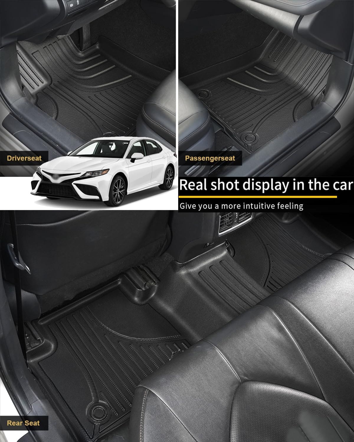 Tapetes originales 2018-2025 para Toyota Camry FWD - Ajuste - Imagen 3