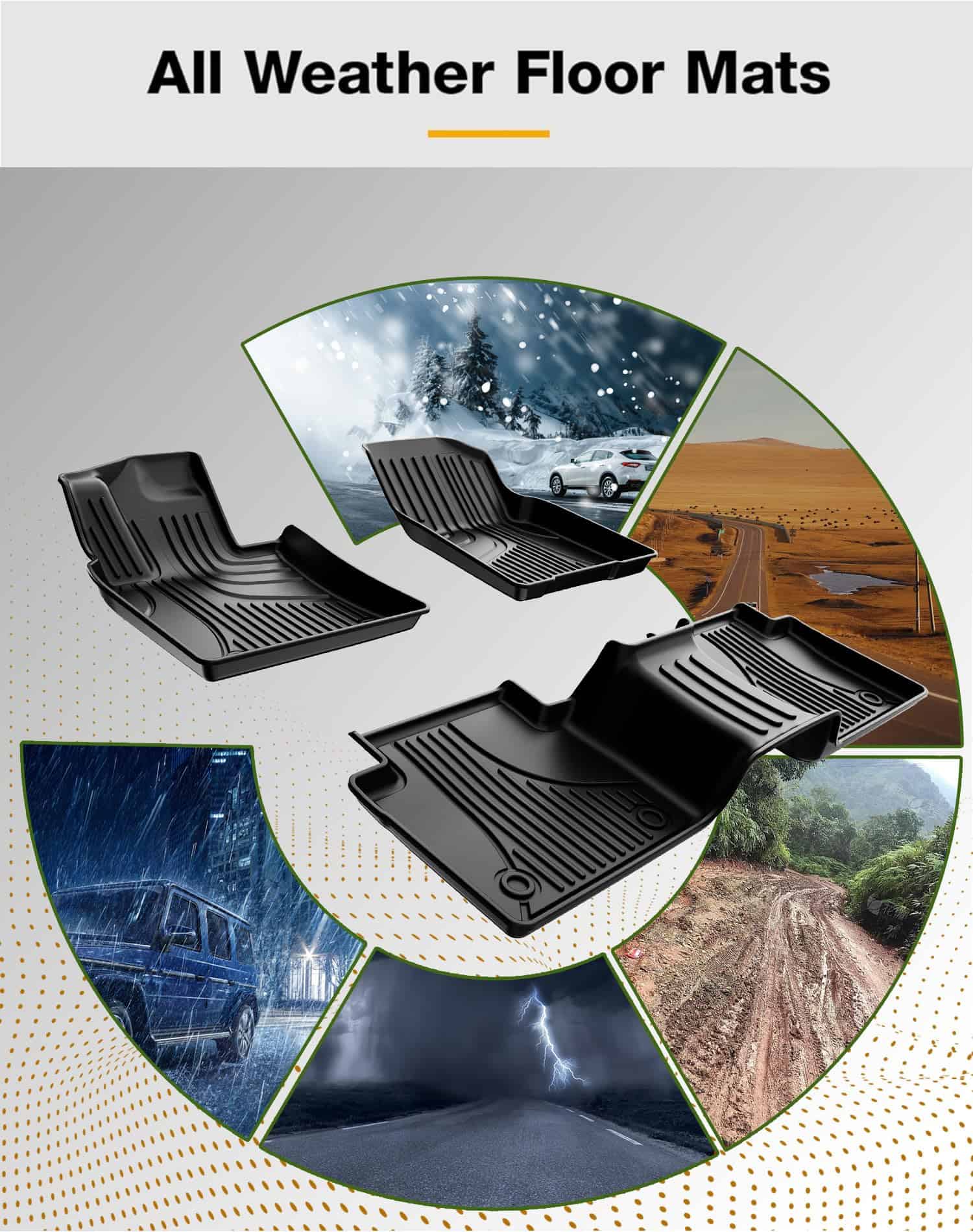 Tapetes originales 2018-2025 para Toyota Camry FWD - Ajuste - Imagen 6