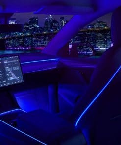 Luces de neón para automóvil Nestour 2021 2022 2023 Tesla