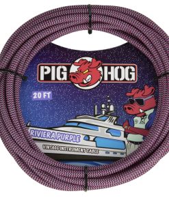 Cable de Instrumento Pig Hog "Riviera Purple, 20ft