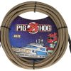 Cable de Instrumento Pig Hog PCH20TBR Tauscan Brown, 20 Pies