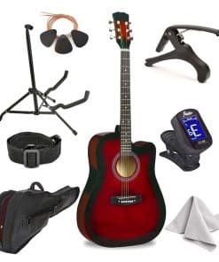 Guitarra acústica de cuerpo completo para principiantes