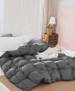 Edredón de Pluma de Peso Pesado Gris zzlamb, Inserto de