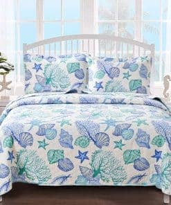 Juego de Edredón Costero de 3 Piezas Tamaño King, Tema