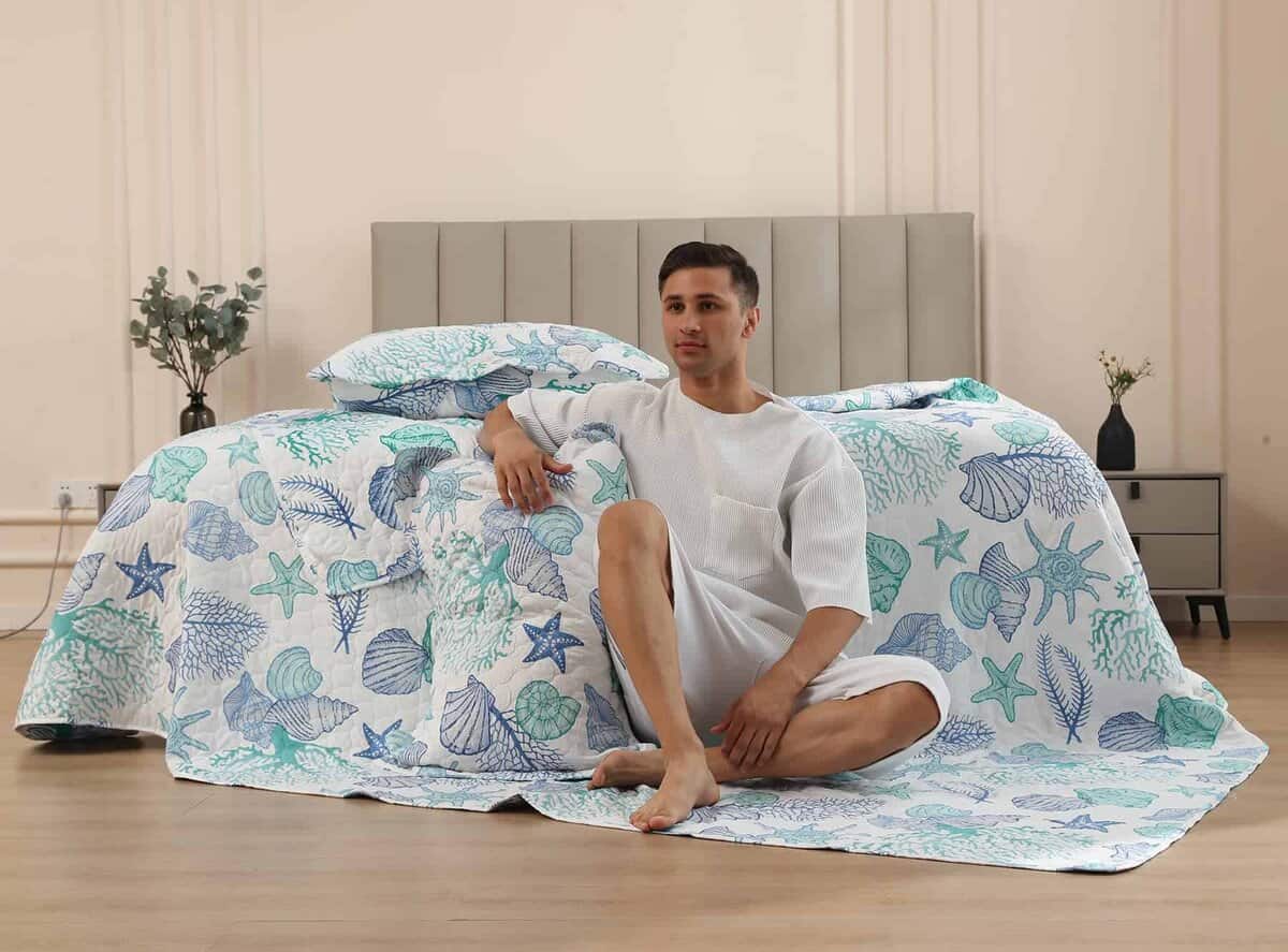 Juego de Edredón Costero de 3 Piezas Tamaño King, Tema - Imagen 3