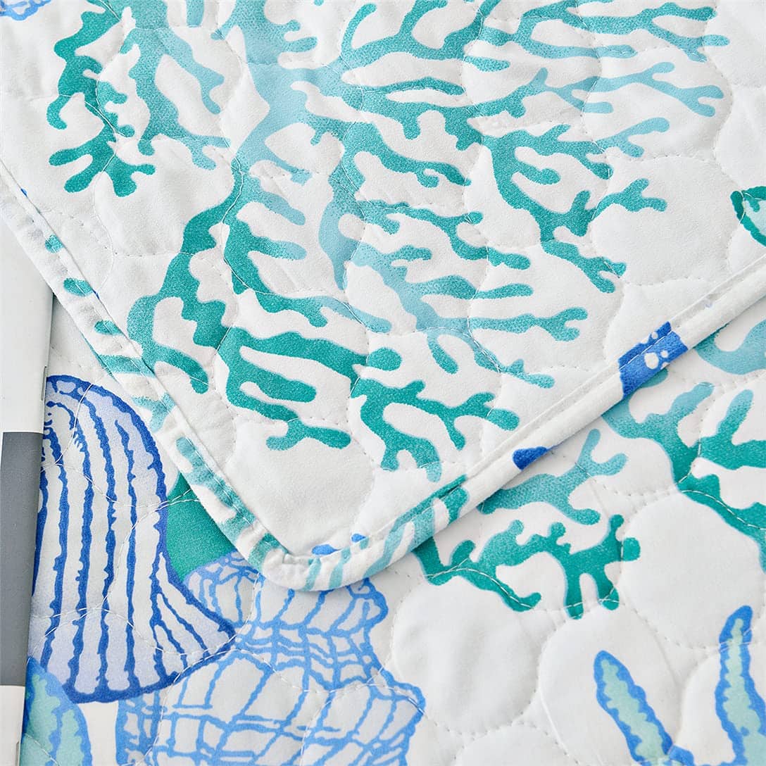 Juego de Edredón Costero de 3 Piezas Tamaño King, Tema - Imagen 10