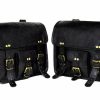 Accesorios para motocicletas Par genuino Bolsa de cuero