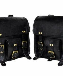 Accesorios para motocicletas Par genuino Bolsa de cuero