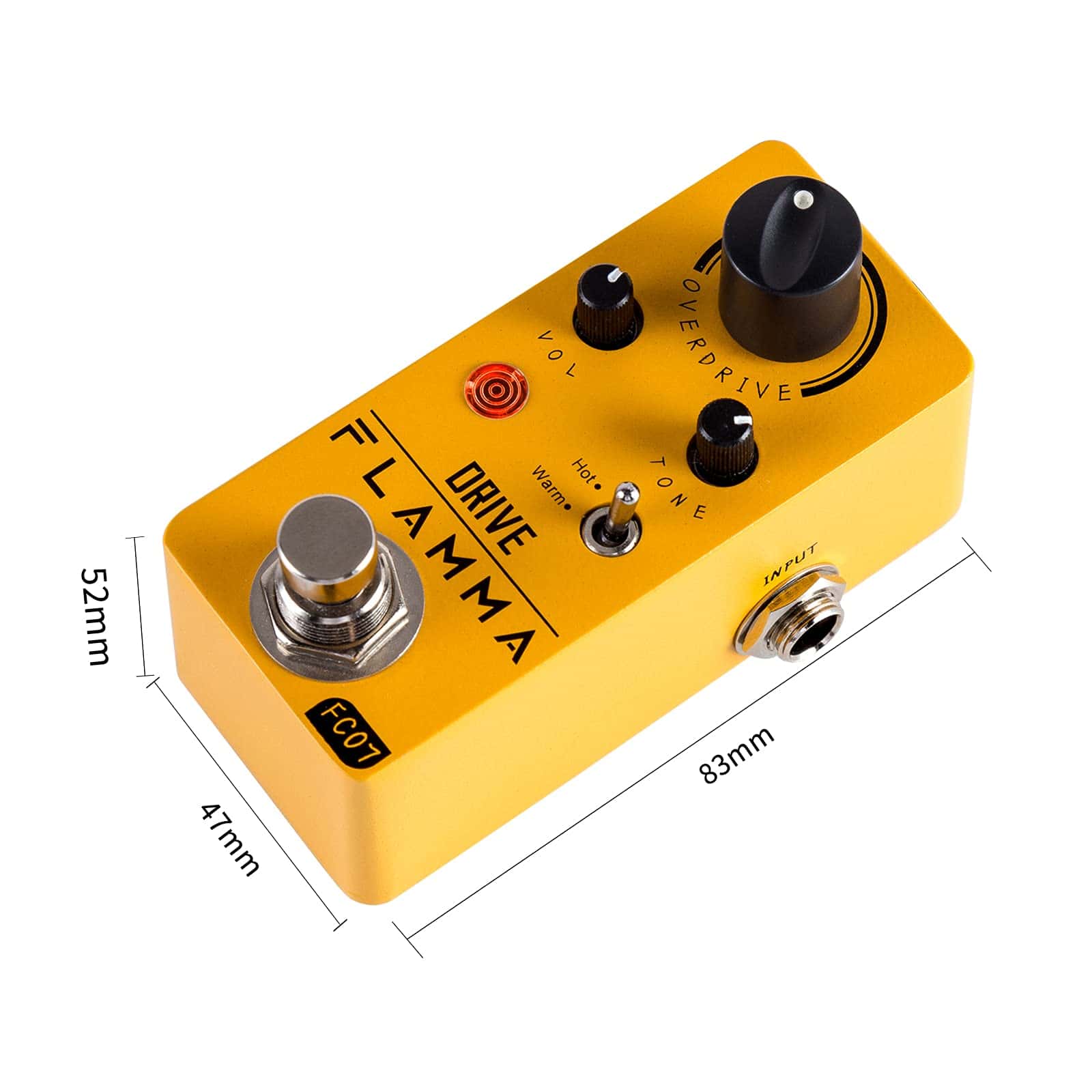 Pedal de Overdrive FLAMMA FC07 Vintage Modos de Overdrive - Imagen 4