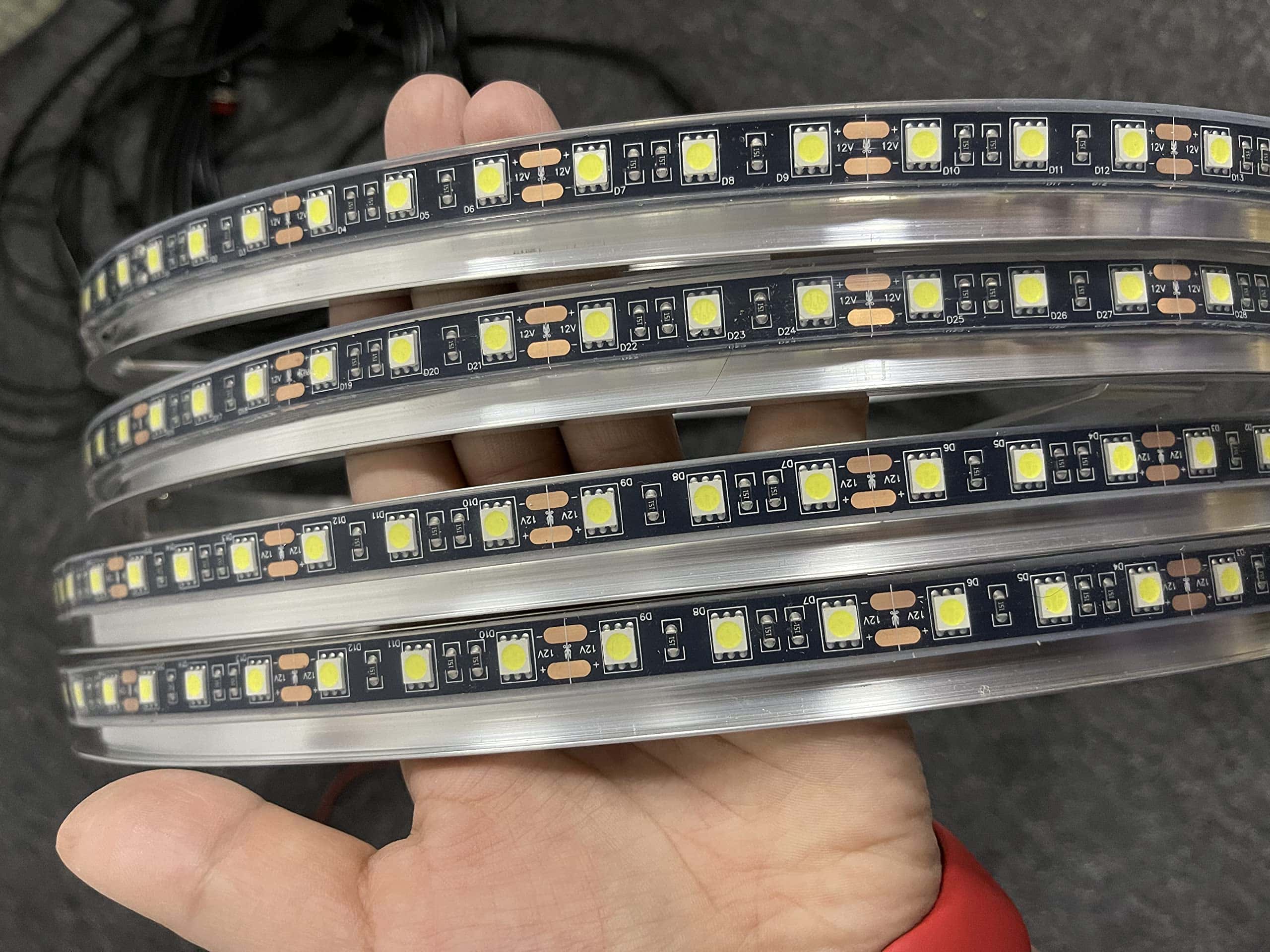 Kit de 4 luces LED para aro de rueda iluminado Puro Blanco - Imagen 10