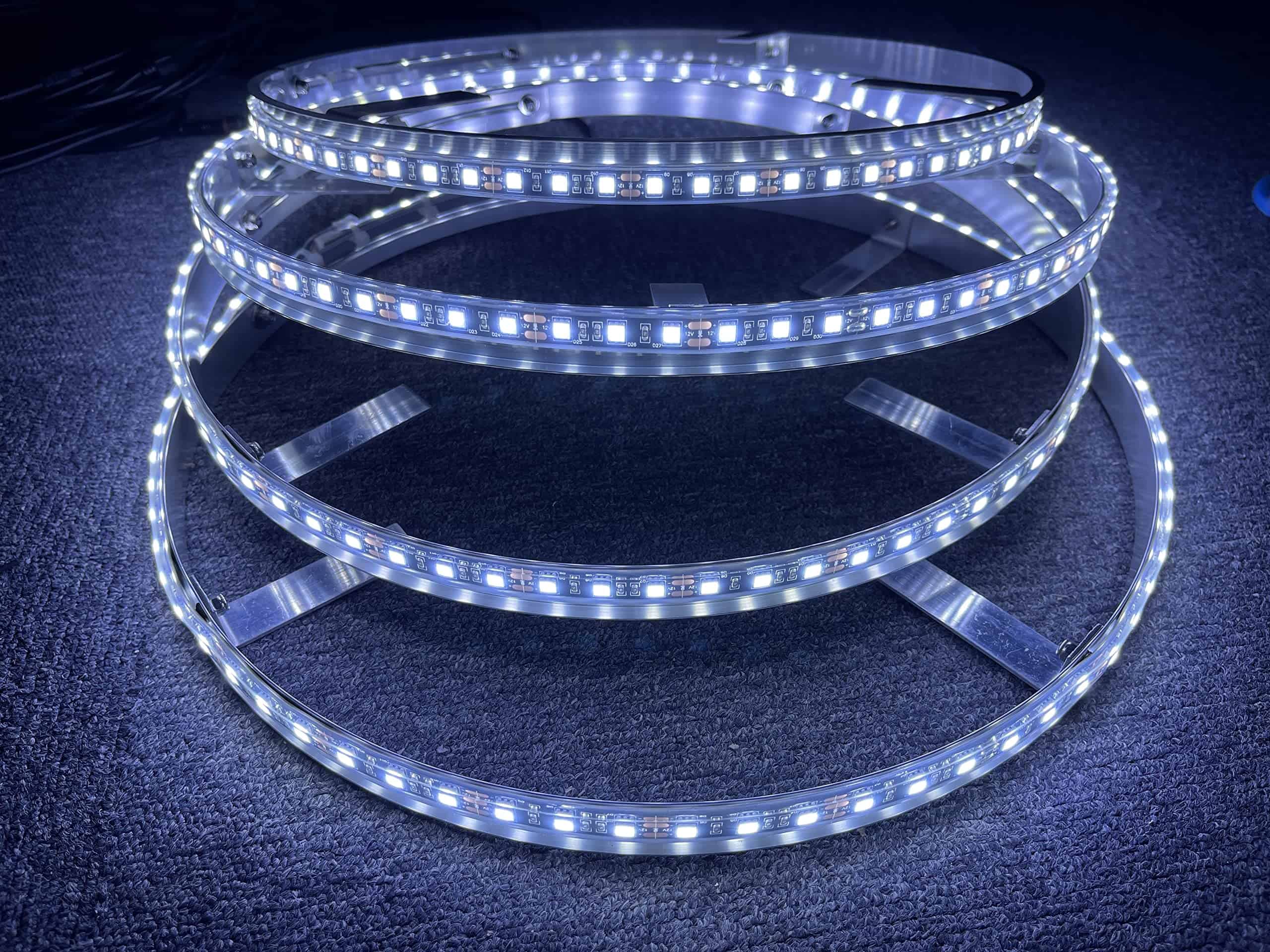 Kit de 4 luces LED para aro de rueda iluminado Puro Blanco - Imagen 6