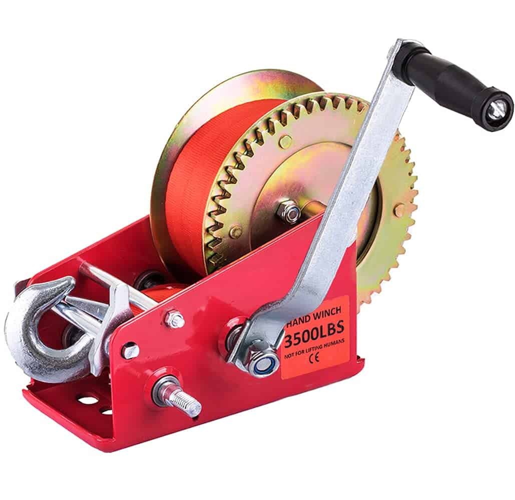 Malacate Manual de 3500 lbs de Alta Resistencia con