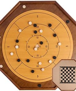 Tablero de Crokinole y Damas, Tablero Clásico de Crokinole