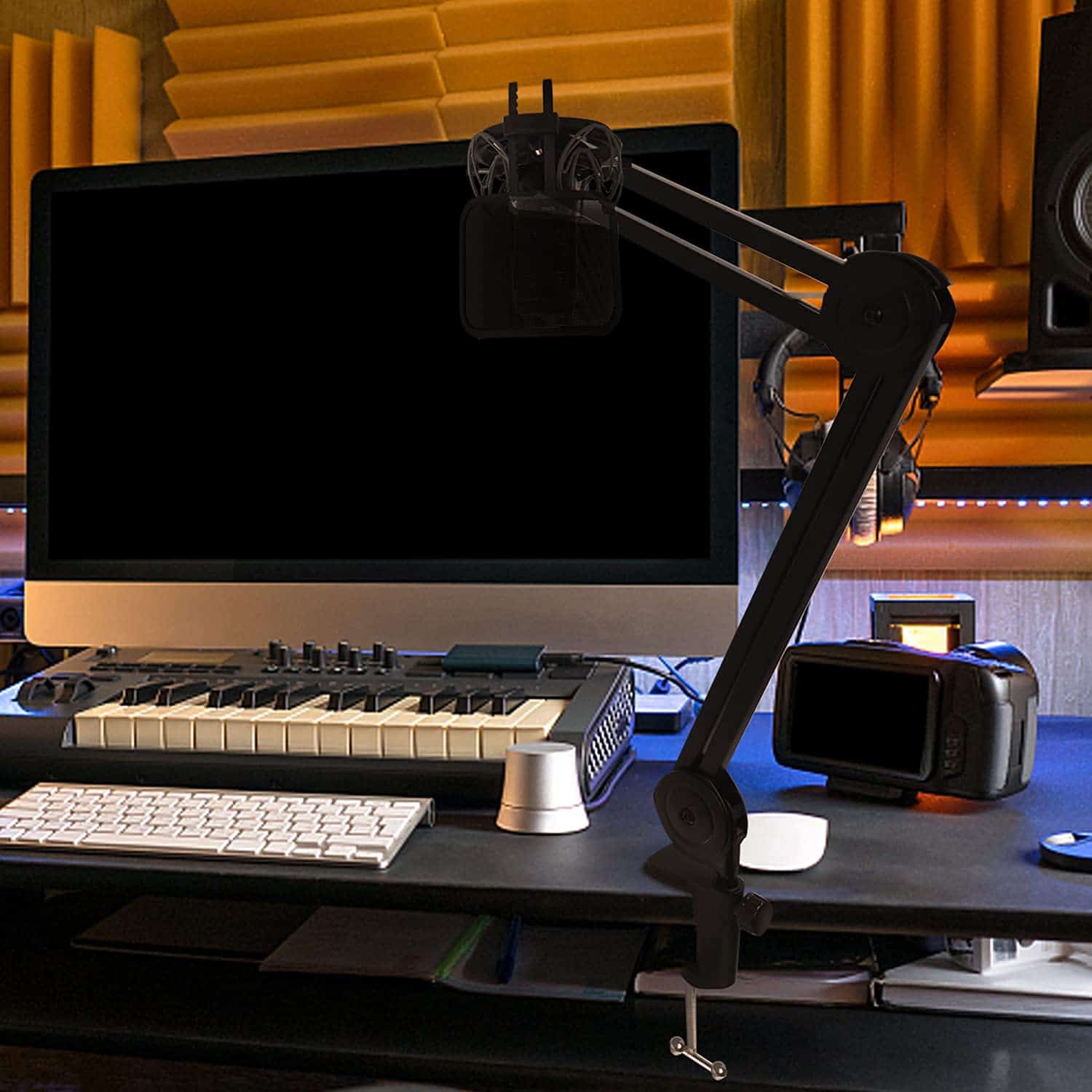 Soporte Universal para Micrófono Mictop con Filtro Anti-Pop - Imagen 9