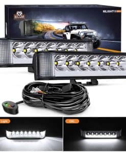 Nilight Faros LED DRL Side Shooter Pods, 6.5 Pulgadas