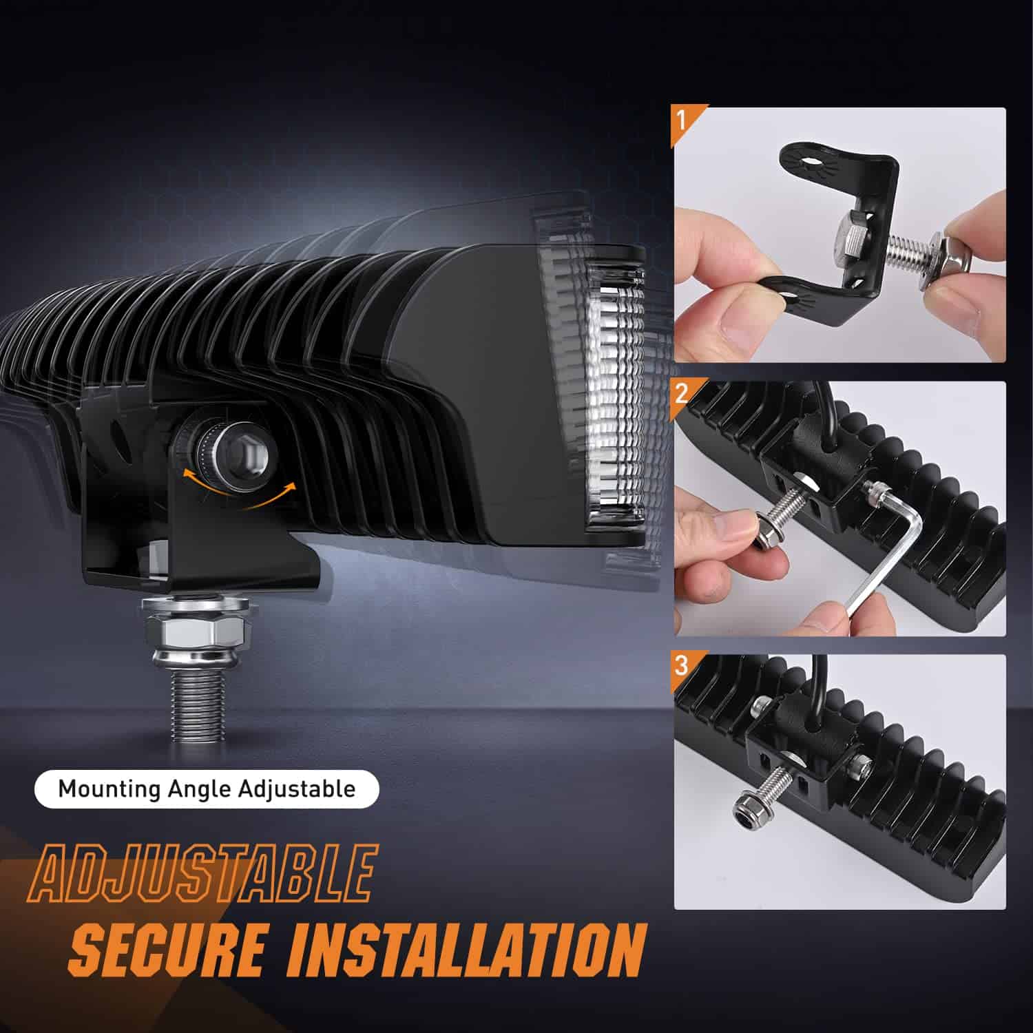 Nilight Faros LED DRL Side Shooter Pods, 6.5 Pulgadas - Imagen 10