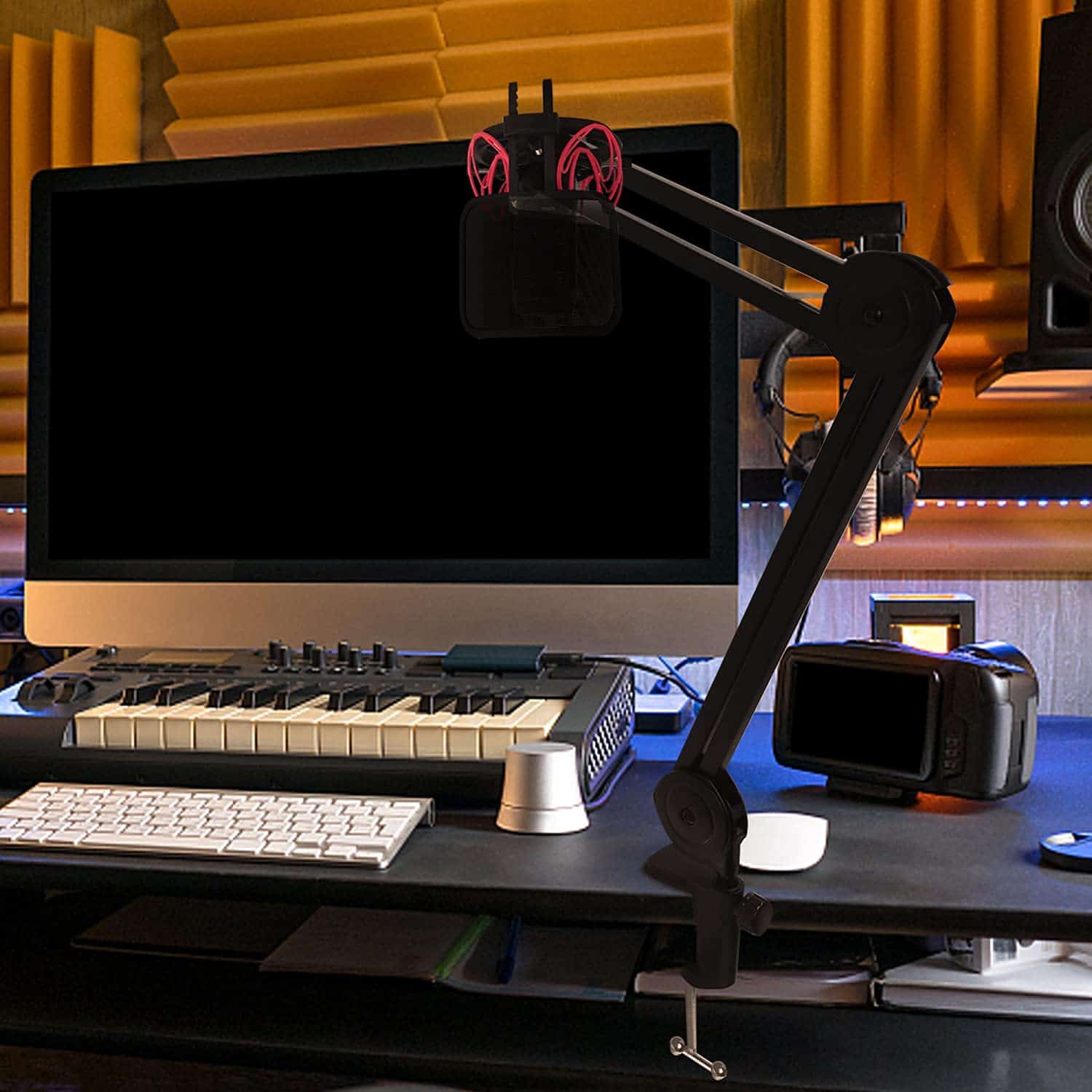 Mictop Universal Soporte Antichoque de Micrófono con Filtro - Imagen 9