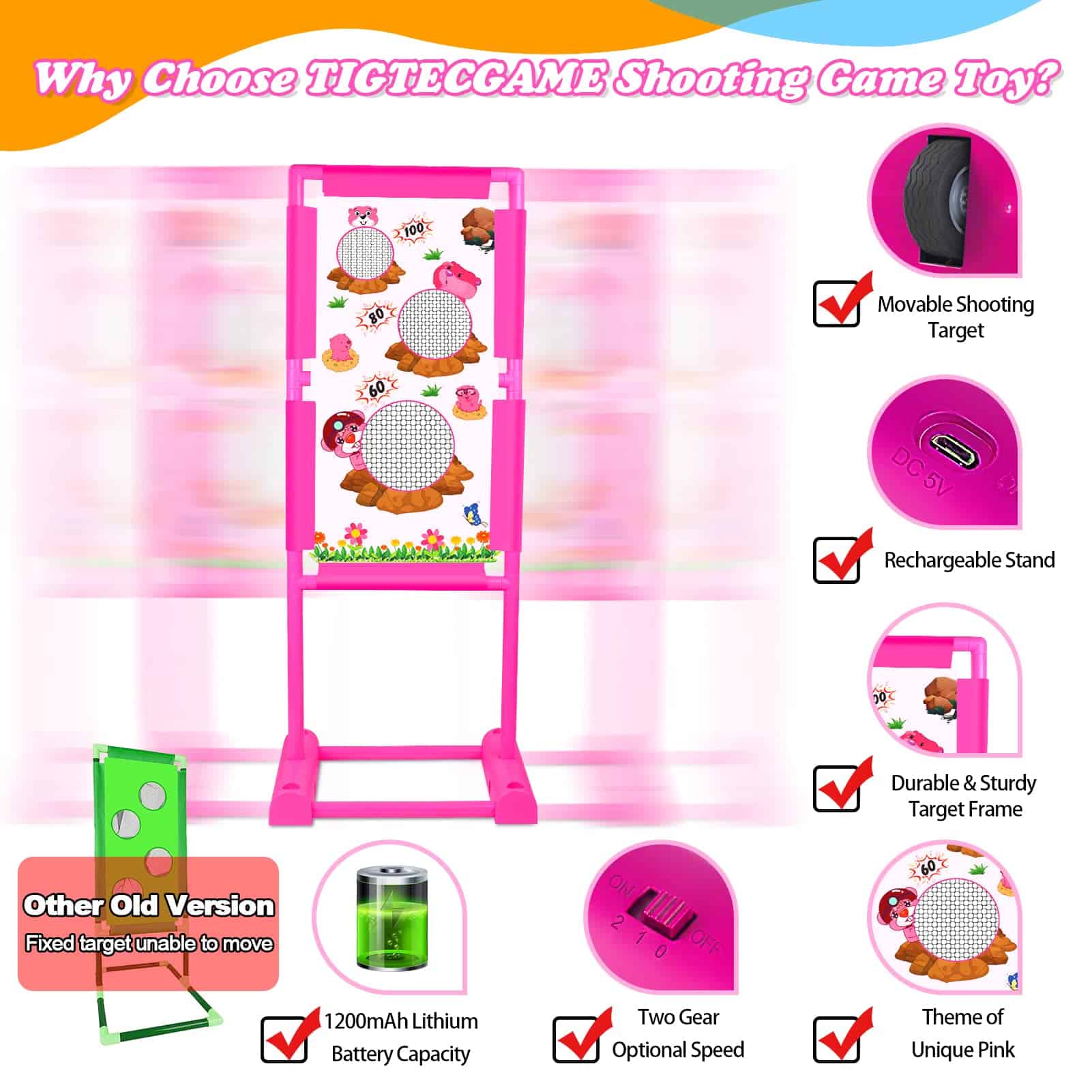 Juego de disparo en movimiento TIGTECGAME actualizado para - Imagen 3