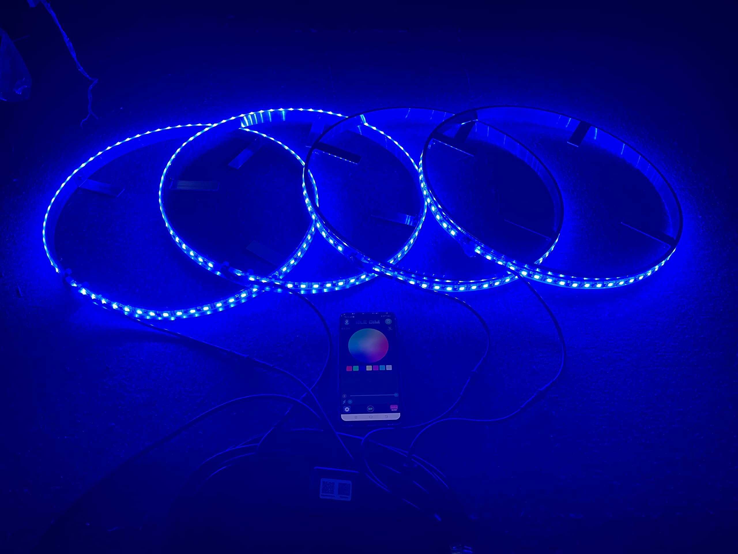 4PCS 17.5'' Luces LED RGB Cambiantes de Color de Carrusel - Imagen 8