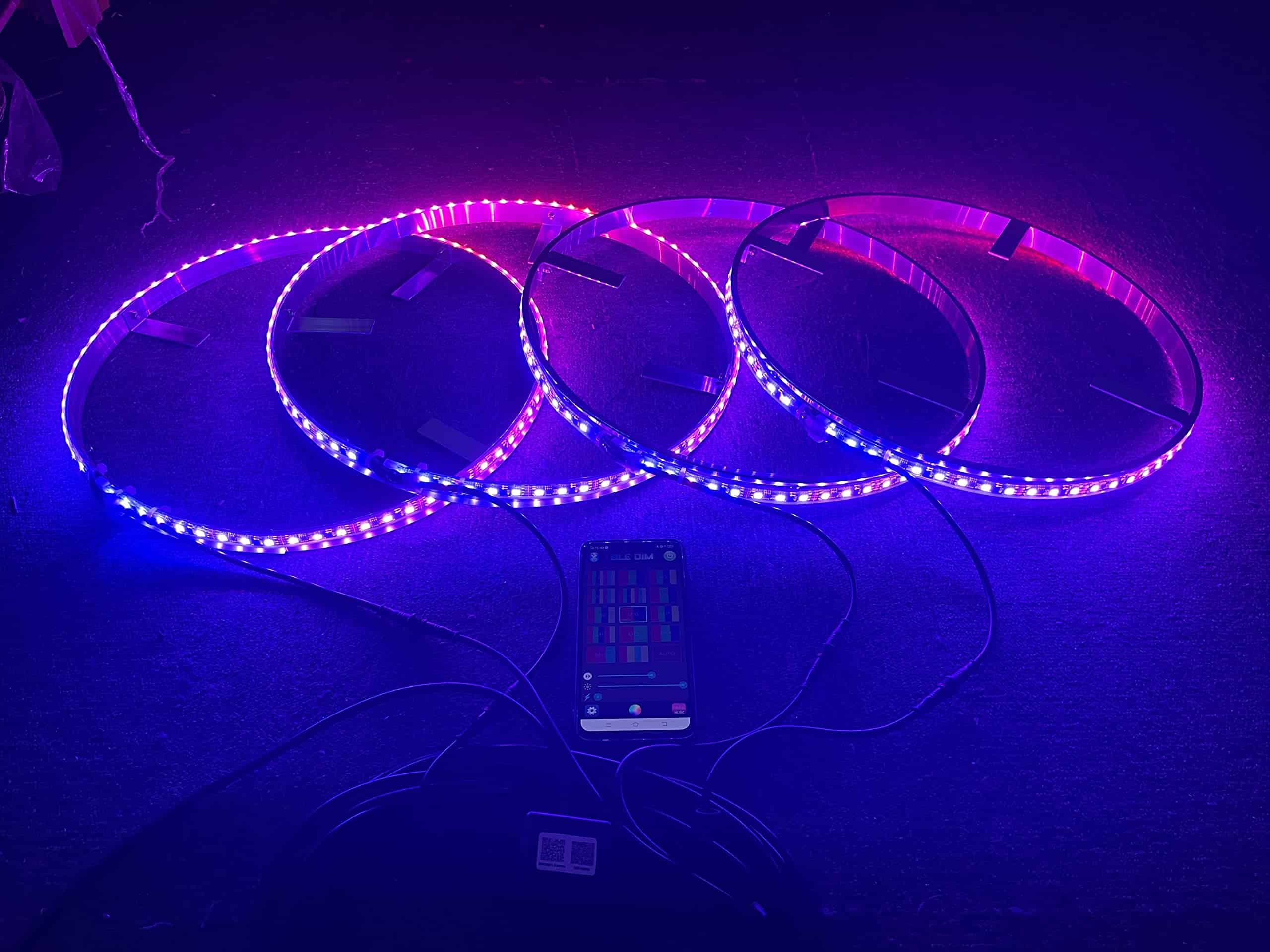Kit de Luz de Anillo LED de 15.5'' Dream Color Chasing FIA - Imagen 9