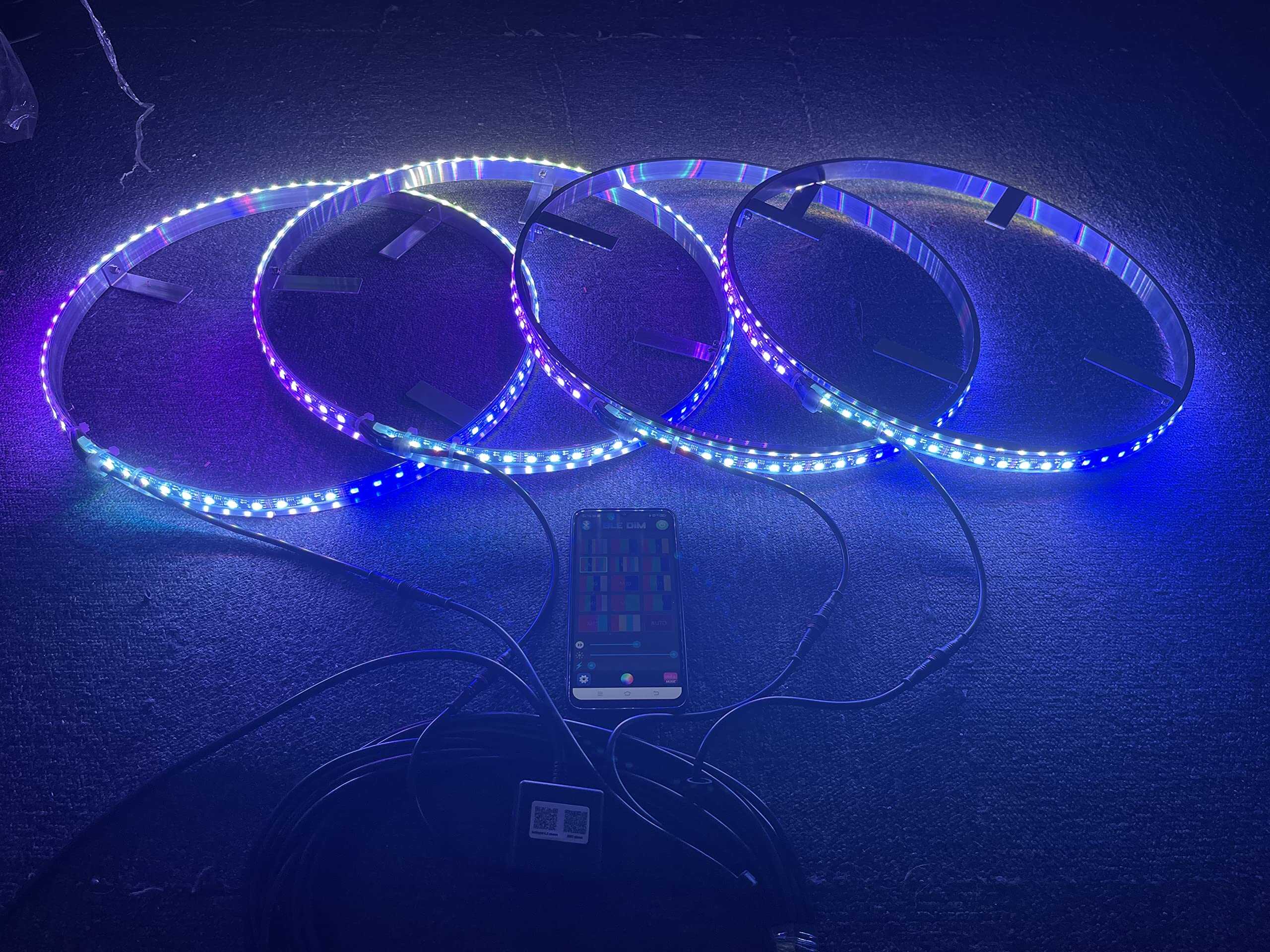 Kit de Luz de Anillo LED de 15.5'' Dream Color Chasing FIA - Imagen 4