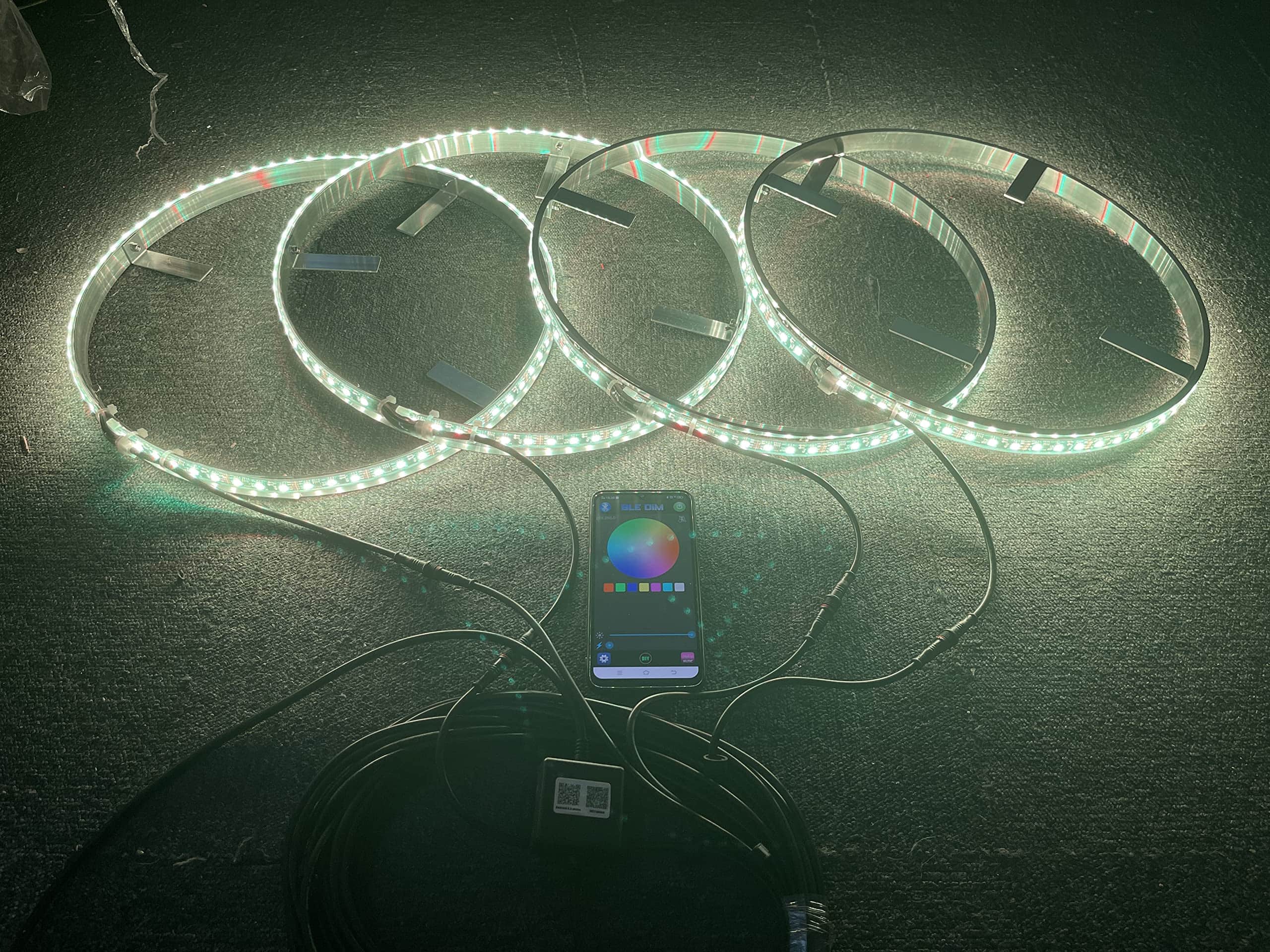 Kit de Luz de Anillo LED de 15.5'' Dream Color Chasing FIA - Imagen 8