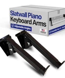 Soporte para Teclado de Piano de Pared de Muestra de Acero