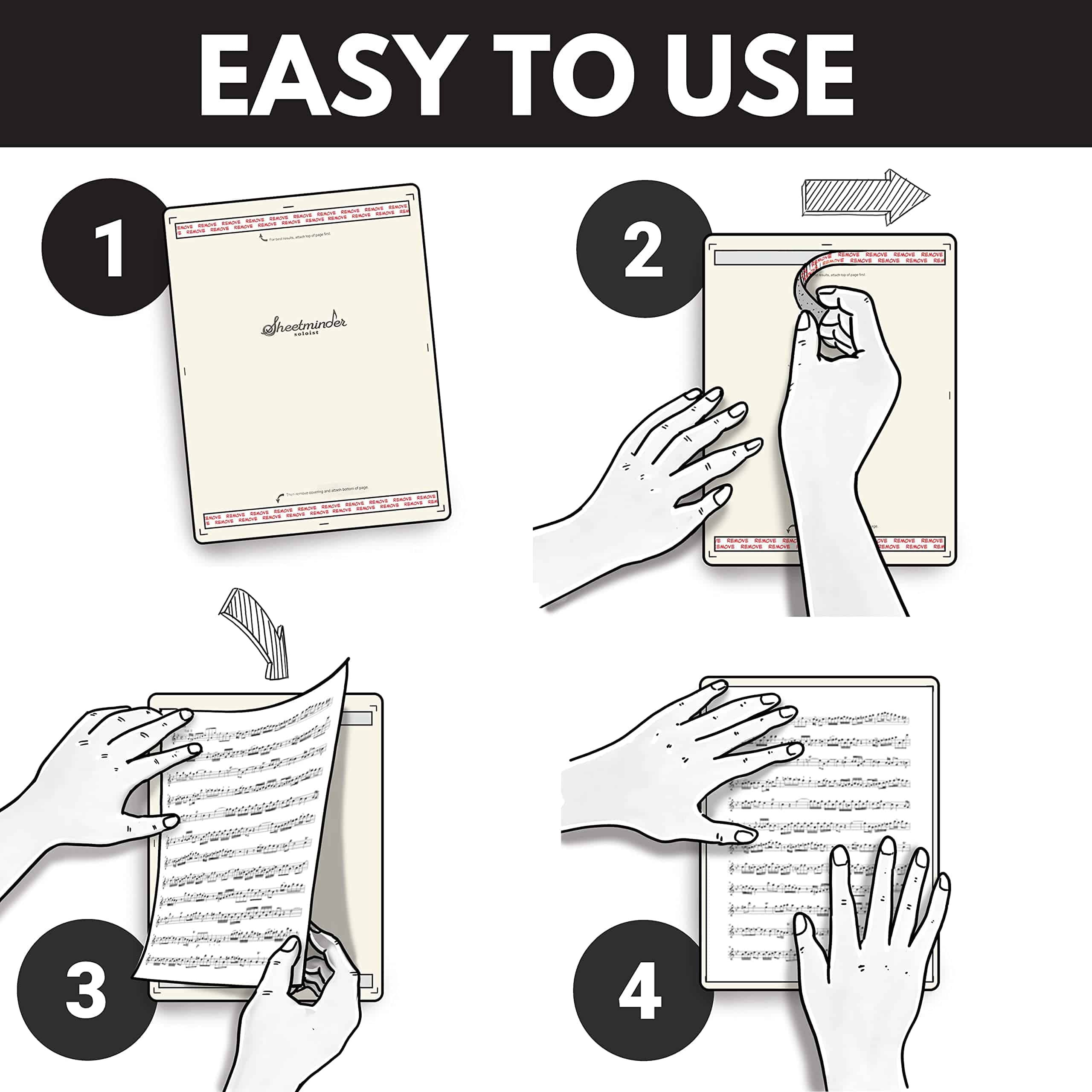 Sheetminder Soloist (Paquete de 5) - Organizador de - Imagen 9