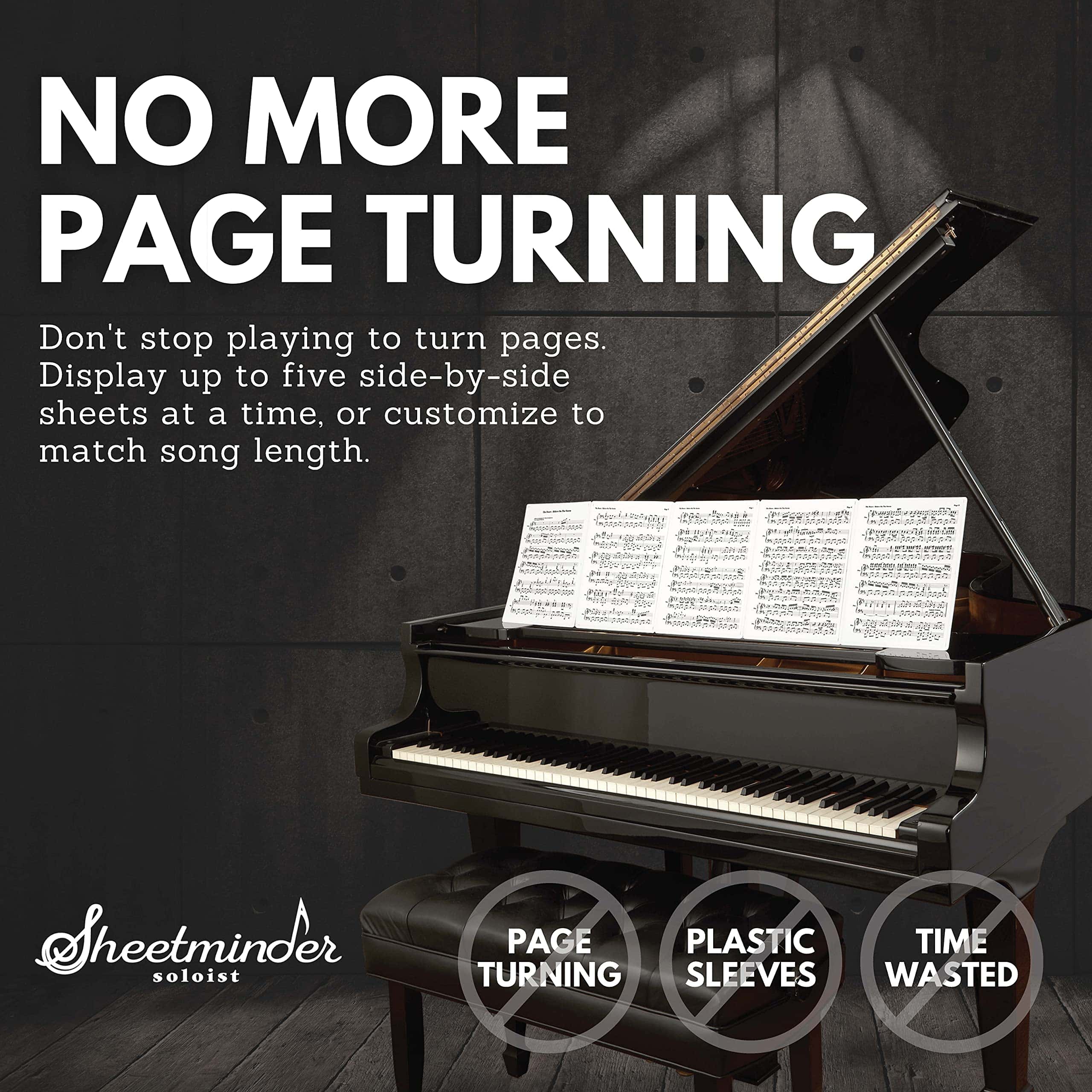 Sheetminder Soloist (Paquete de 5) - Organizador de - Imagen 3