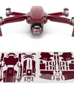 Wrapgrade Main Unit Skin Compatible con DJI Air 2S (ROJO