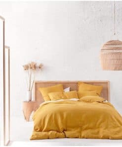 Juego de Funda nórdica de Algodón Lavado Chambray de Eikei,