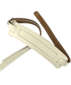 Correa de guitarra vintage Walker and Williams C-19-WHT