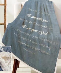 Manta Cristiana de Tiro Suave y Esponjosa - Doble Capa