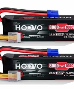 Batería LiPo HOOVO 6S 22.2V 8000mAh 100C con Placas